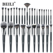 Set 30 pensule make-up Beili Dark Grey PB30 Vegan