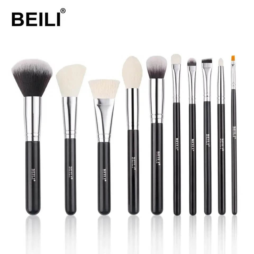 Set 10 pensule make-up Beili Black