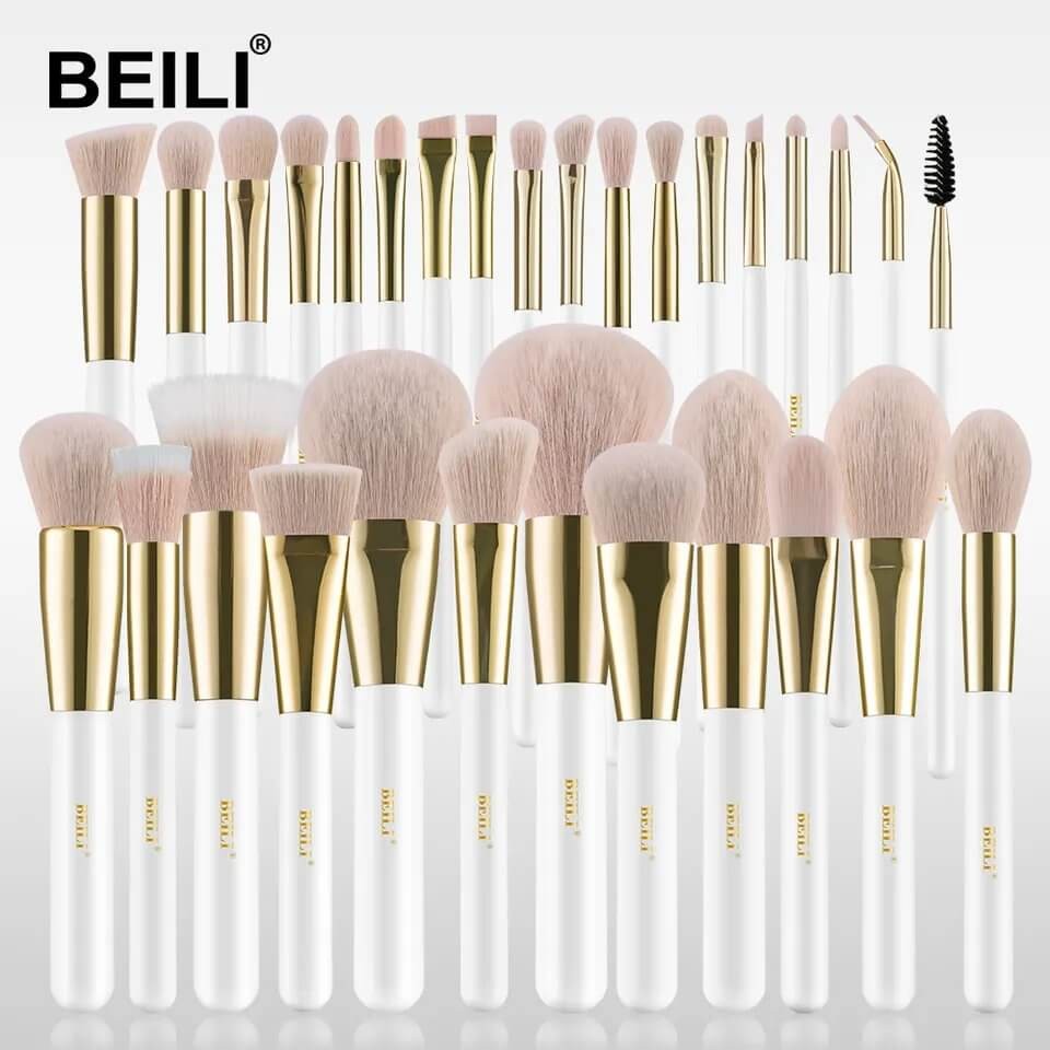 Set 30 pensule make-up Beili White Complete Vegan