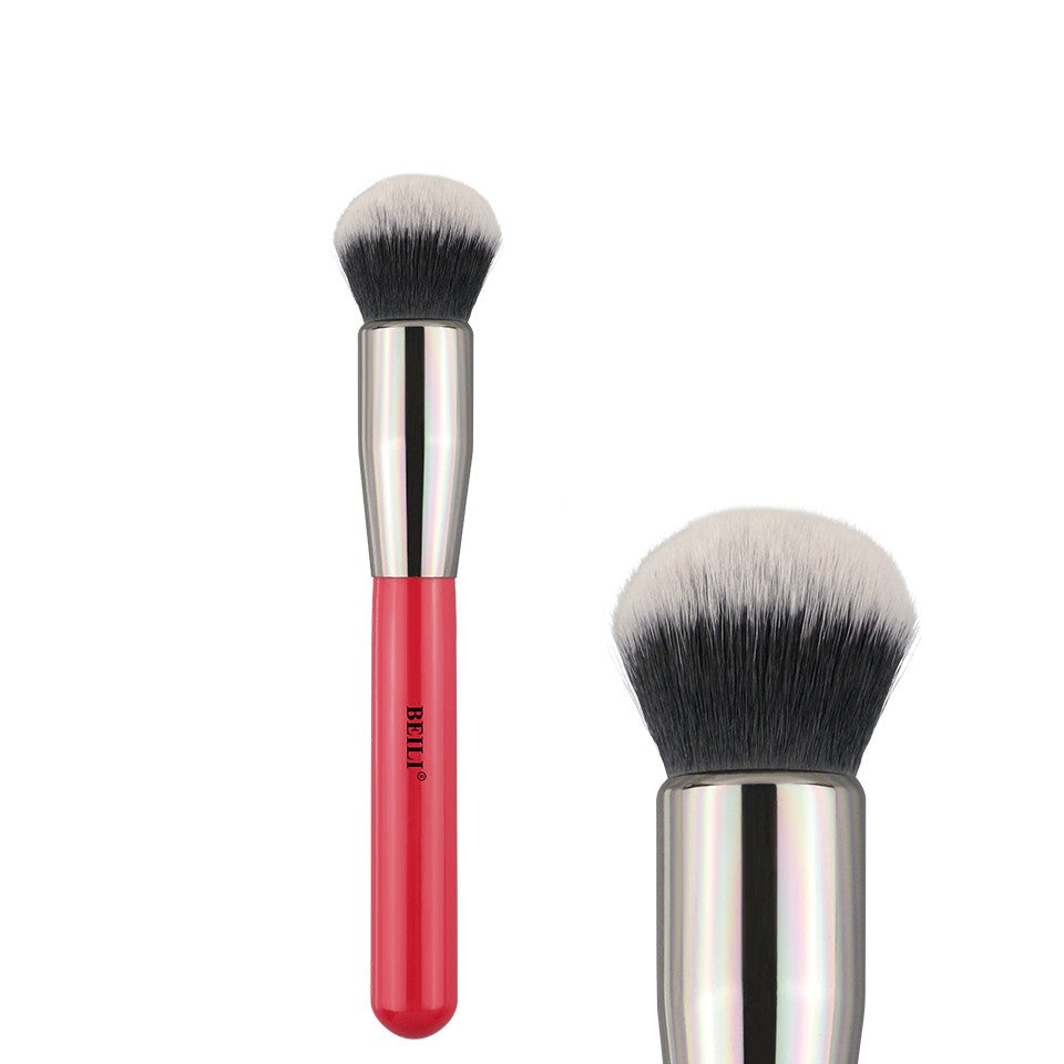 Pensula fond de ten par sintetic Beili Red H102
