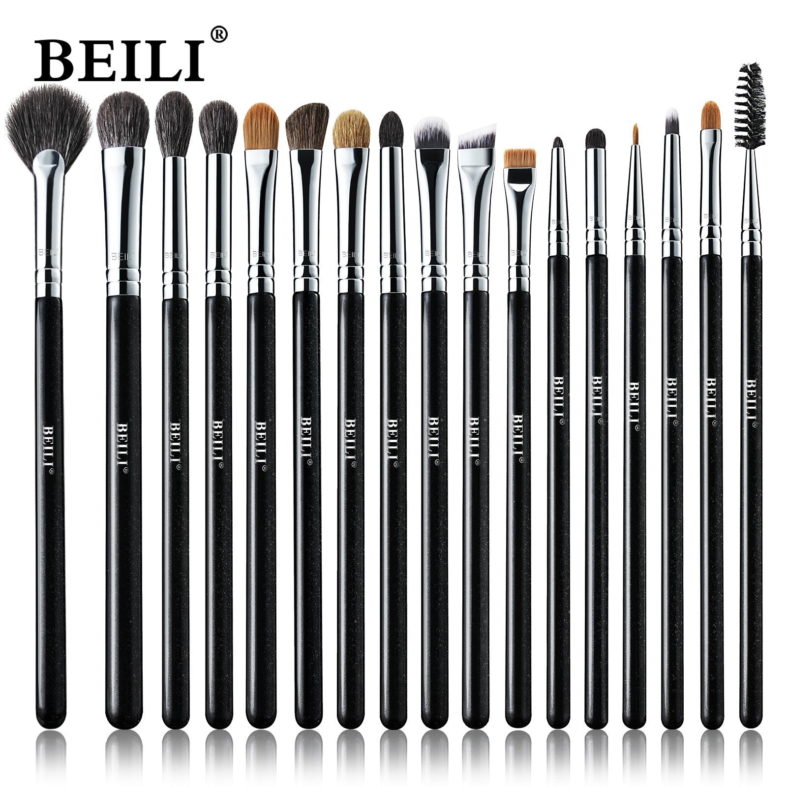 Set 17 pensule make-up Beili Black NE17