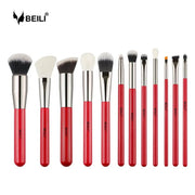 Set 12 pensule make-up Beili Red