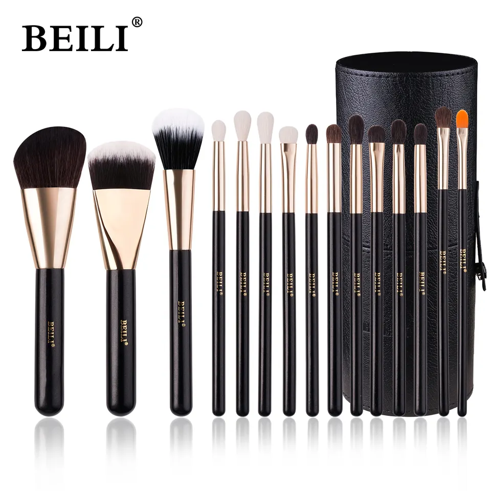 Set 15 pensule make-up Beili Luxury Black