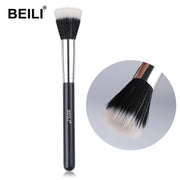 Pensula fond de ten par sintetic Beili Black B122