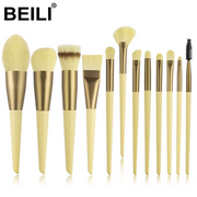 Set 12 pensule make-up Beili Yellow Vegan
