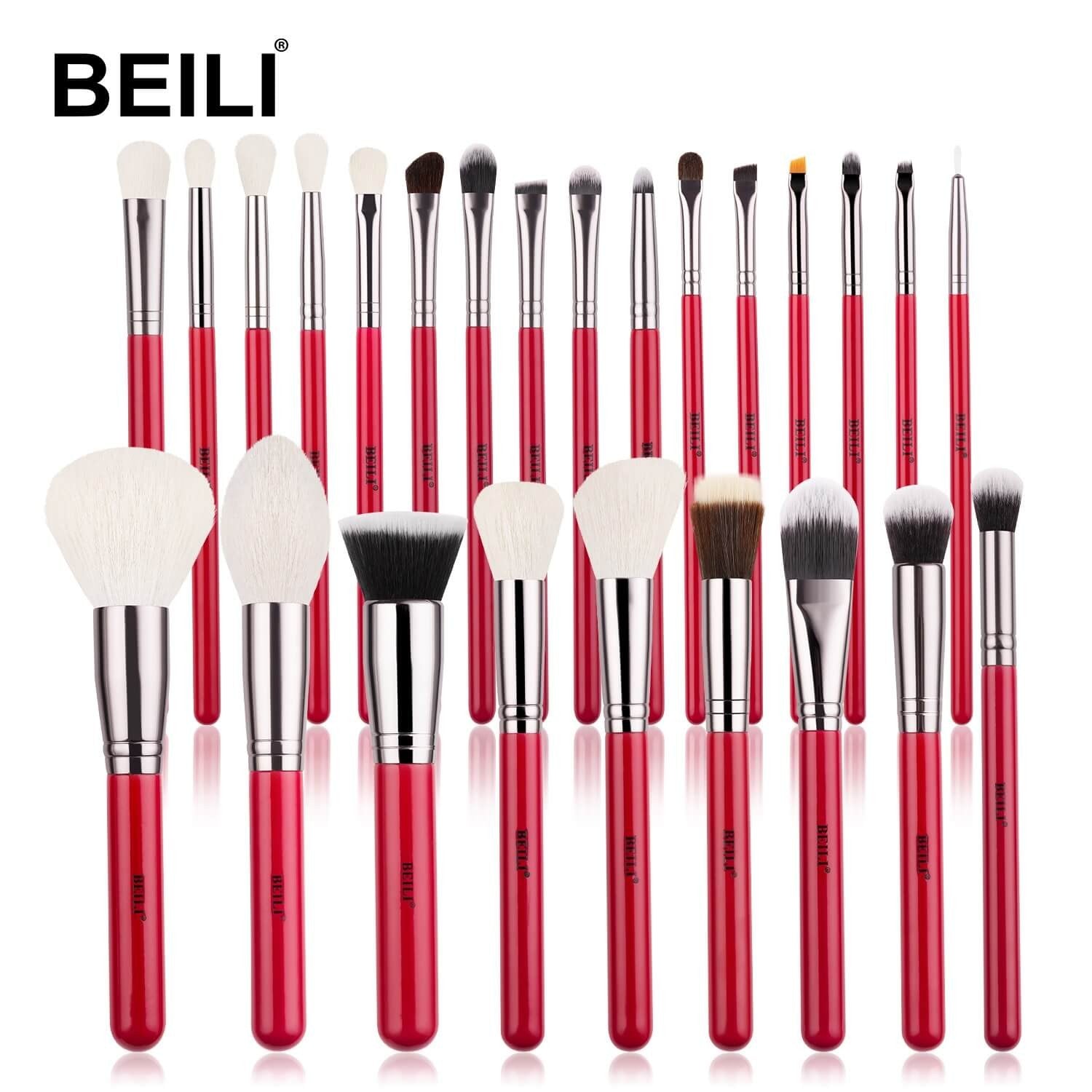 Set 25 pensule make-up Beili Red