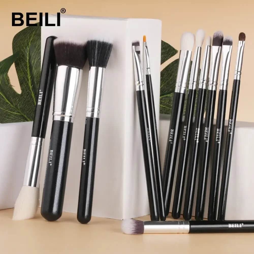 Set 15 pensule make-up Beili Black Professional