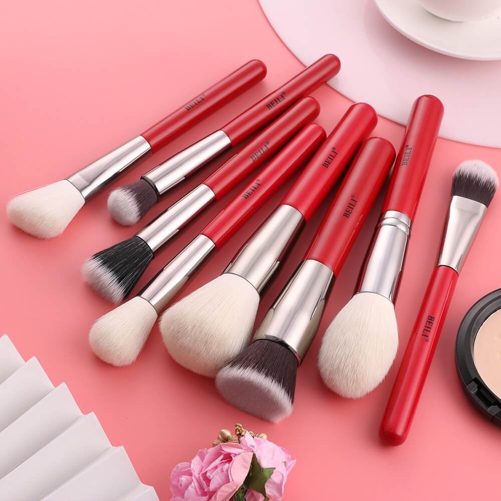 Set 25 pensule make-up Beili Red