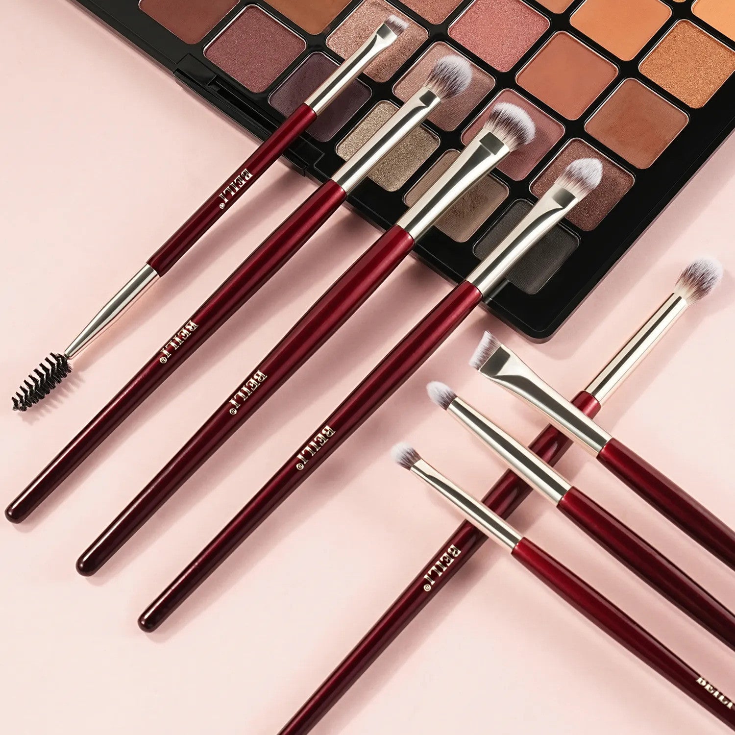 Set 8 pensule make-up Beili Red PRE8 Vegan