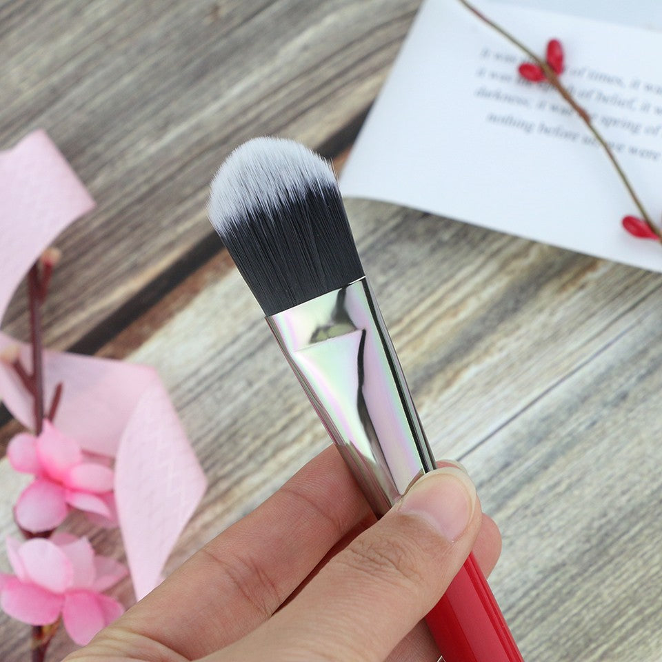 Pensula contouring par sintetic Beili Red H112