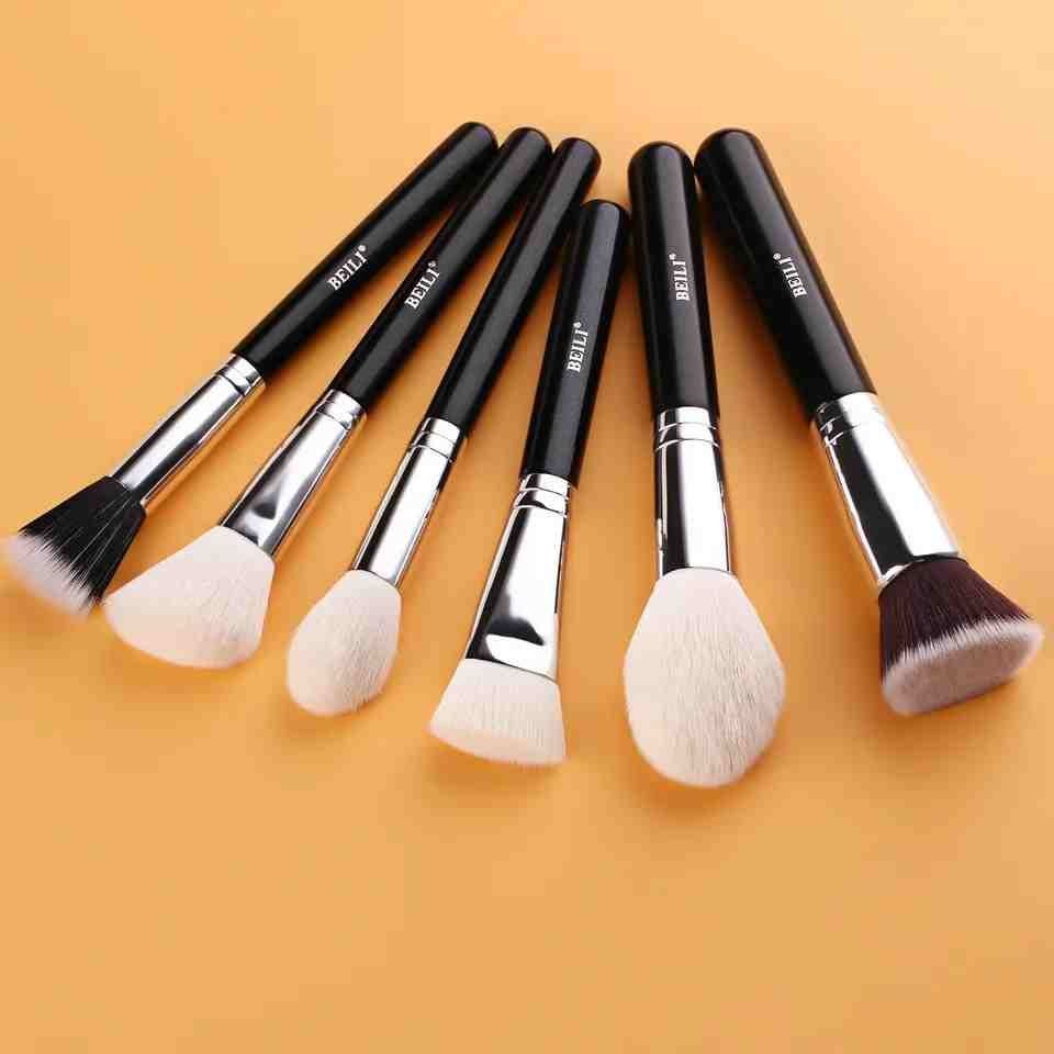 B15Yang Set 15 pensule make-up Beili Black+Suport Cilindric