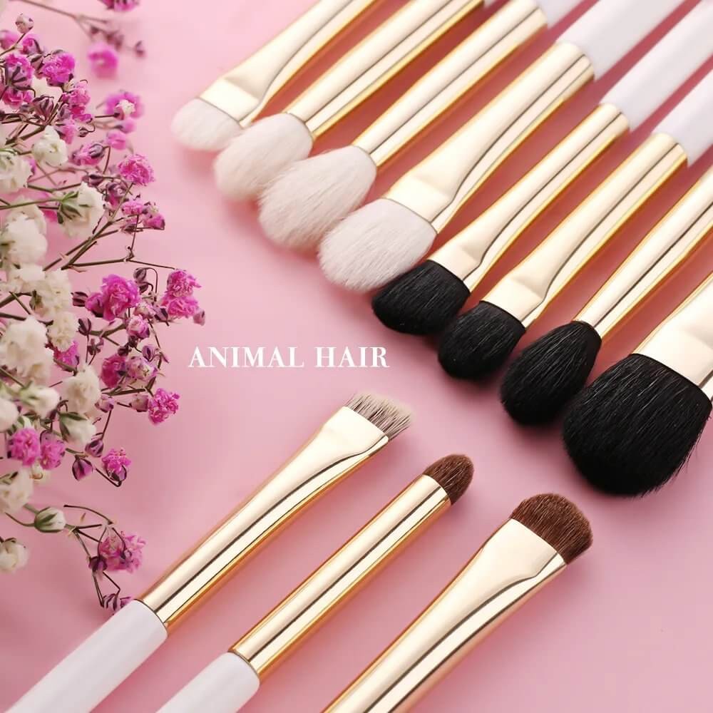 Set 20 pensule make-up Beili White Gold