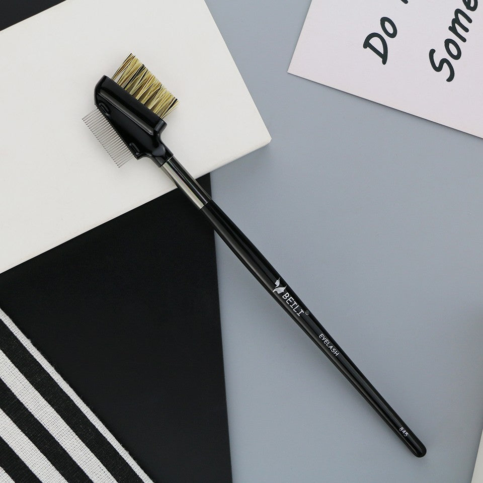 Pensula gene/sprancene par sintetic Beili Black BX845