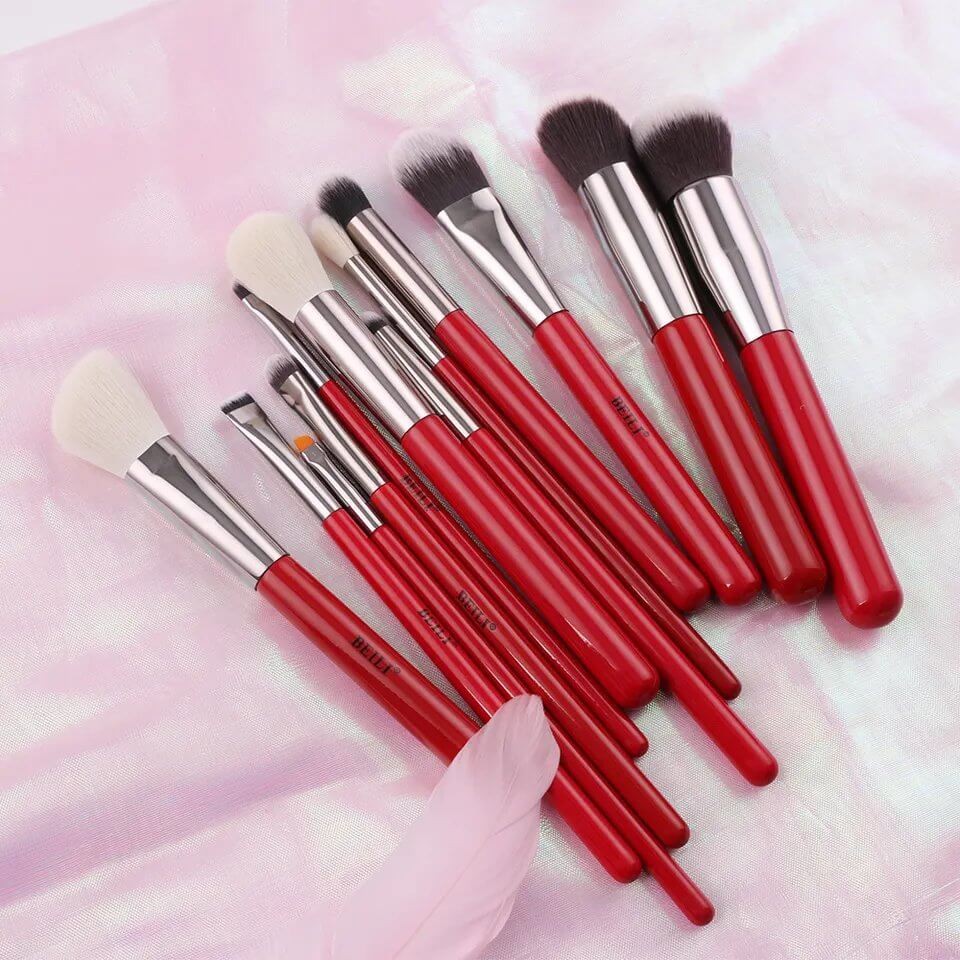 Set 12 pensule make-up Beili Red