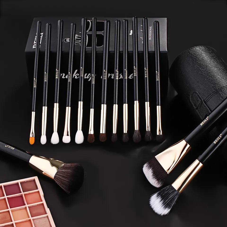 Set 15 pensule make-up Beili Luxury Black