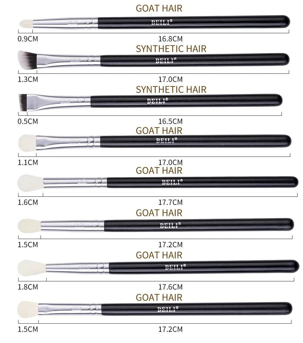 Set 8 pensule make-up Beili Best