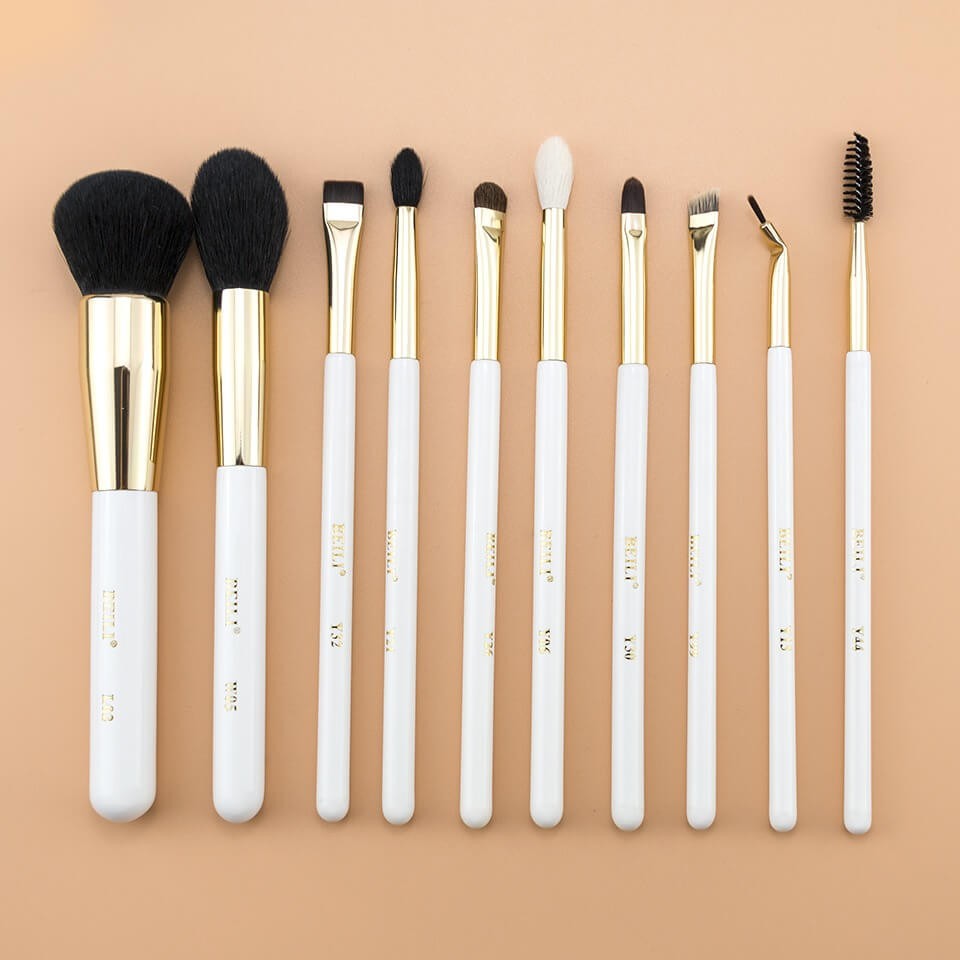 Set 10 pensule make-up Beili White Gold