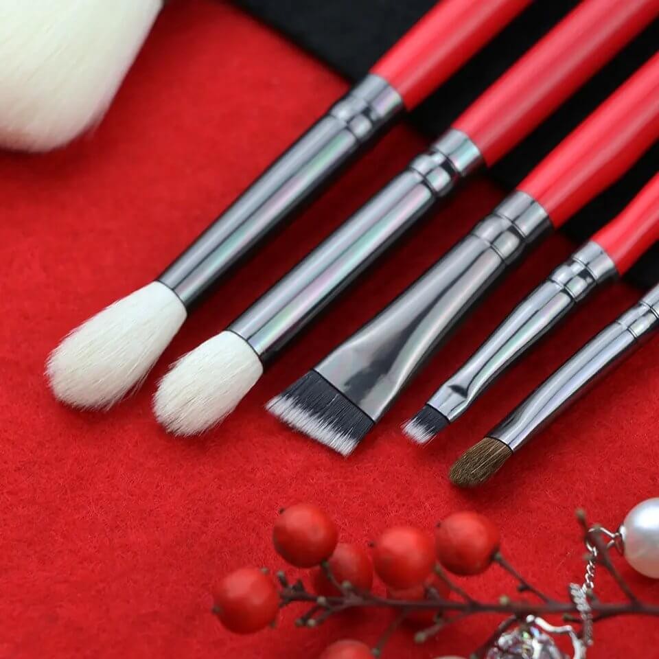 Set 8 pensule make-up Beili Red