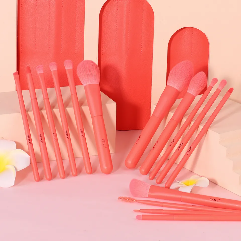 Set 15 pensule make-up Beili Orange Vegan