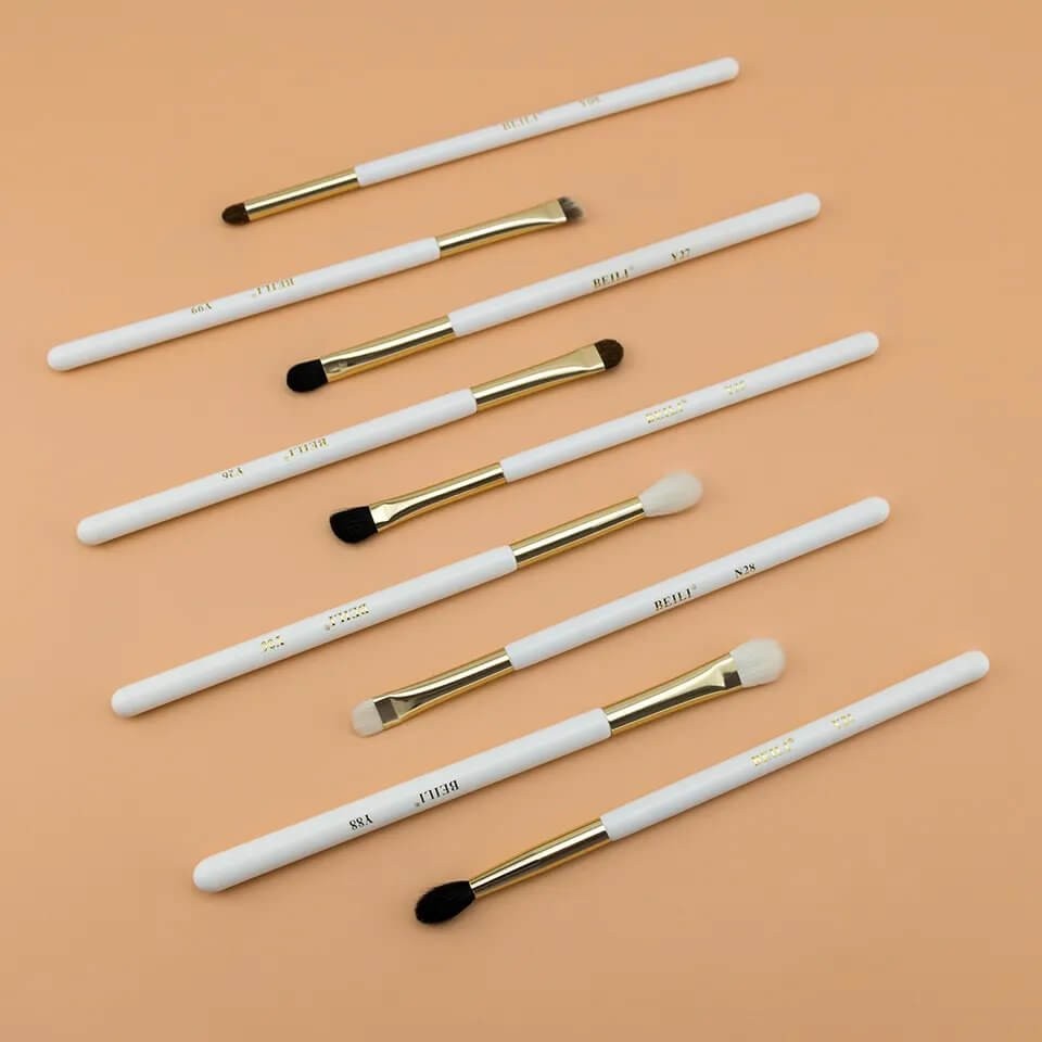 Set 9 pensule make-up Beili White Gold