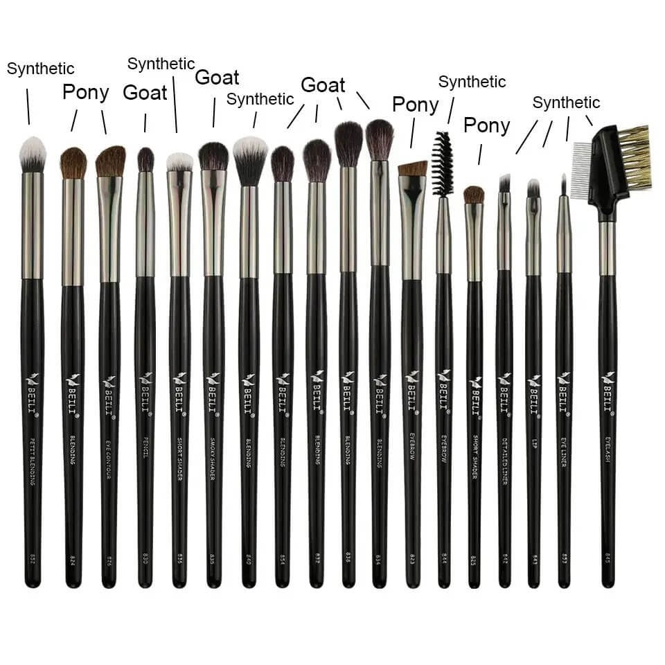 Set 18 pensule make-up Beili Black