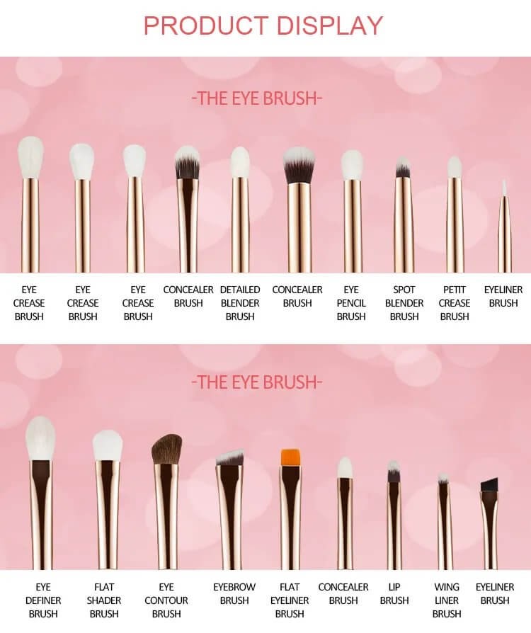 Set 19 pensule make-up Beili Cream