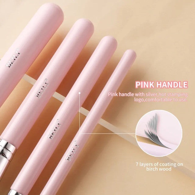 Set pensule make-up Beili Pink 9