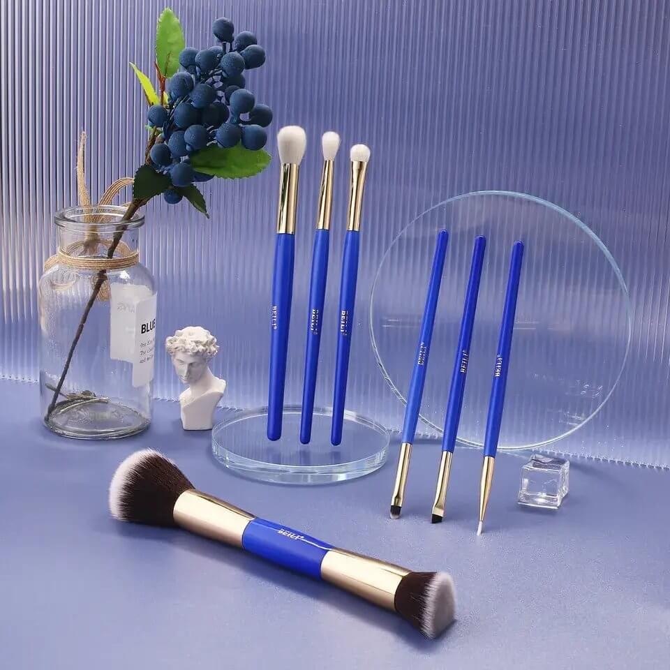 Set pensule Make-up Beili Blue 7