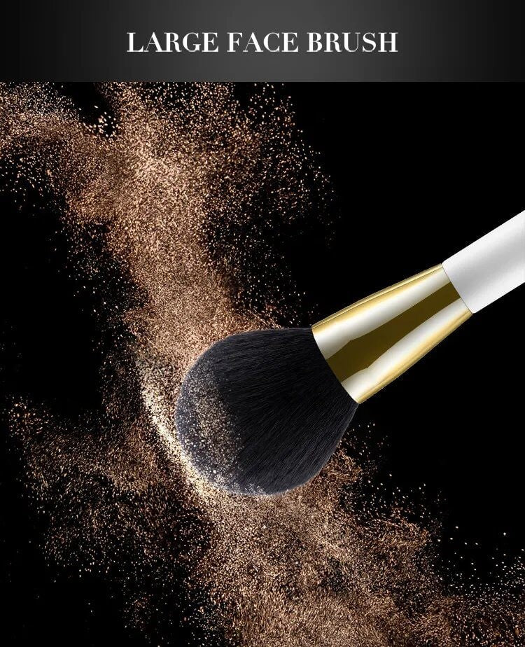 Set 25 pensule make-up Beili White Gold