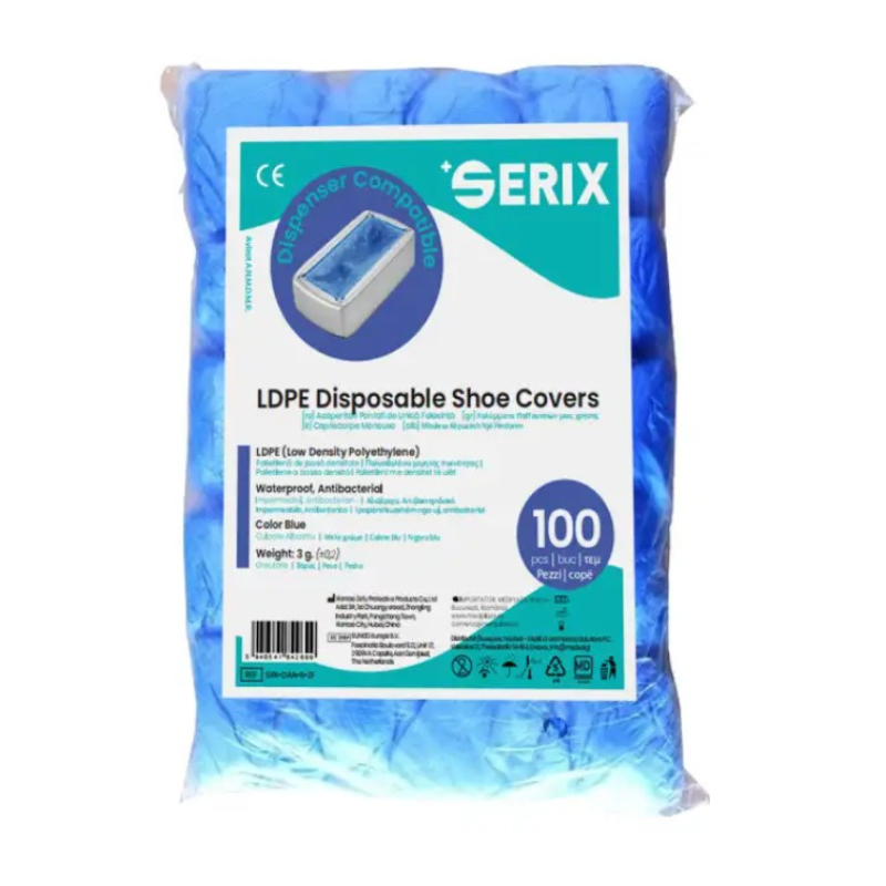 Set 100 Rezerve Botoși pentru Dispenser 15x52 cm Albastru